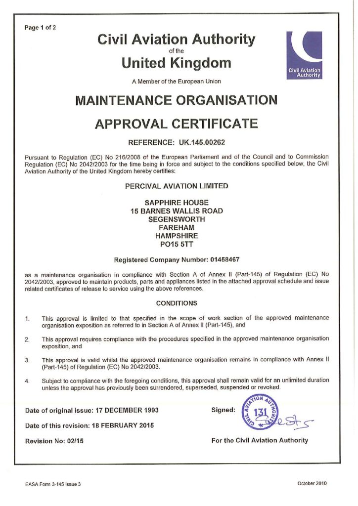 Qa percival aviation